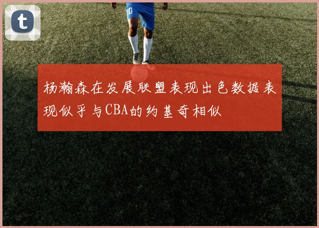 杨瀚森在发展联盟表现出色数据表现似乎与CBA的约基奇相似